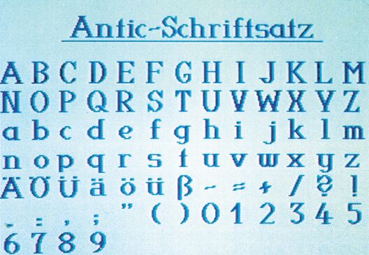 Antic-Schriftsatz als Construction Set in Hi-Eddi+