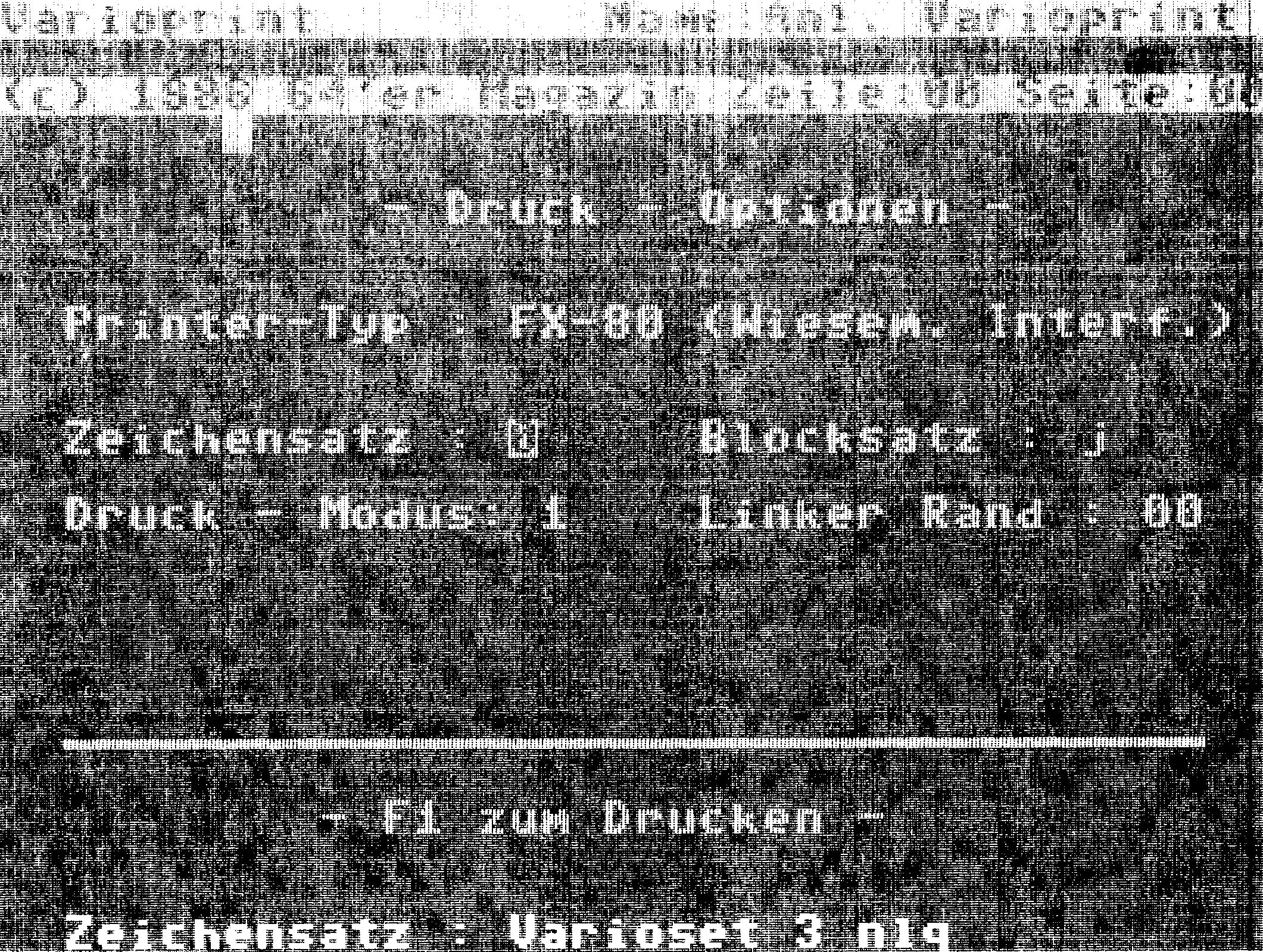 Bildschirm mit Varioprint-Druckoptionen-Menü