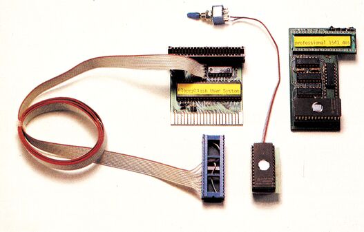 Professional-1541-DOS Platine mit Parallelkabel