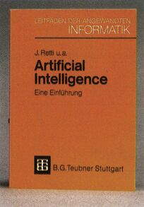 Buchcover »Artificial Intelligence – Eine Einführung« von J. Retti u.a., orangefarben, B. G. Teubner Stuttgart
